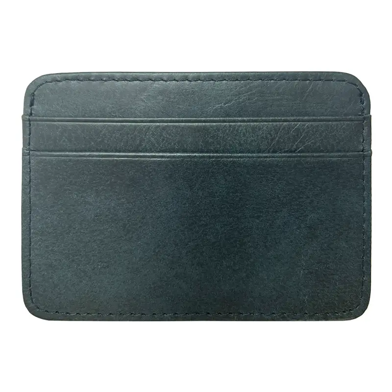 New Cow Leather Men's Card Bag Coin Purse Slim Credit Card Holder Wallet For Men and Women ID Card Pocket - Image 10