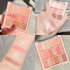 18 Colors Color Blocking Eyeshadow Palette Korean Makeup Summer Ice Cream Color Eyeshadow Pink  Purple Makeup Palette Cosmetics 4