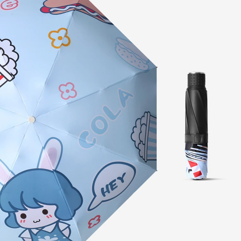 

YADA High Quality Cartoon Crocodile Umbrella Sunny And Rainy Windproof Umbrella For Kid Women Manual Folding Umbrellas YS220028