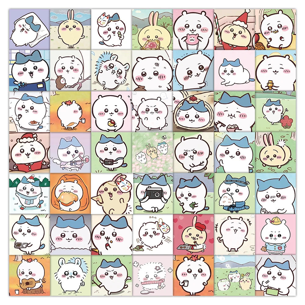 60 stücke Nette Chiikawa Aufkleber DIY Wasserdichte Vinyl Sammelalbum Telefon Fall Wasser Tasse Schöne Cartoon Anime Aufkleber Kinder Geschenk Spielzeug – Detail 3