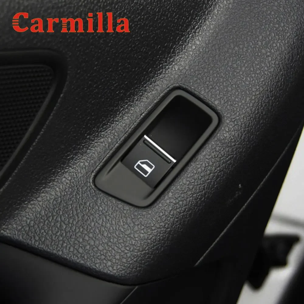 Car Moulding Decoration Interior Mouldings Interior Moulding Trim Strip Carmilla for Skoda Octavia Fabia 2 Yeti Car Door Window Lift Button Switch Sequin Interior Mouldings ABS Chrome Trim Accessories