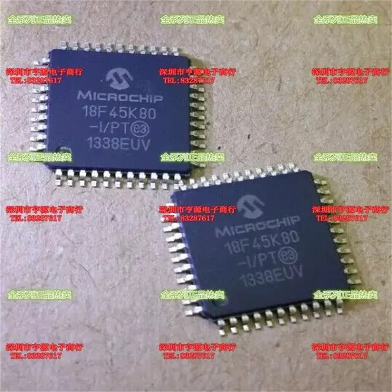 

1-10PCS PIC18F45K80-I/PT PIC18F45K80 TQFP44