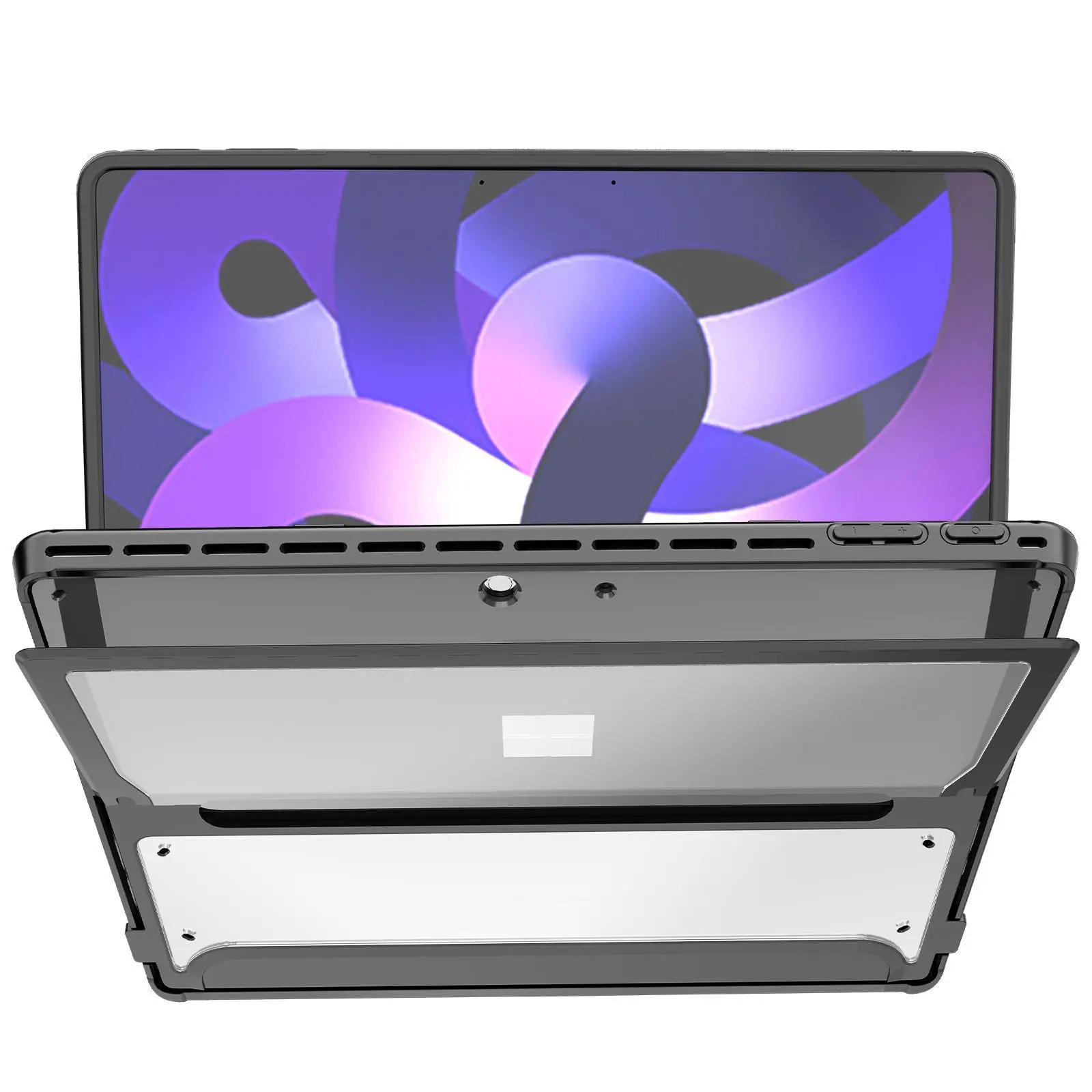Fashion Holder Case For Microsoft Surface Pro9 Anti-drop Airbags PC+TPU Tablet Stand Case For Surface Pro 9