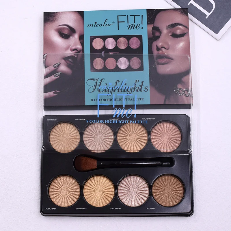 Makeup Palette 12 Color Matte Trimming Face Foundation White Brown Female Cosmetic Easy To Color Lasting Nature Water Proof