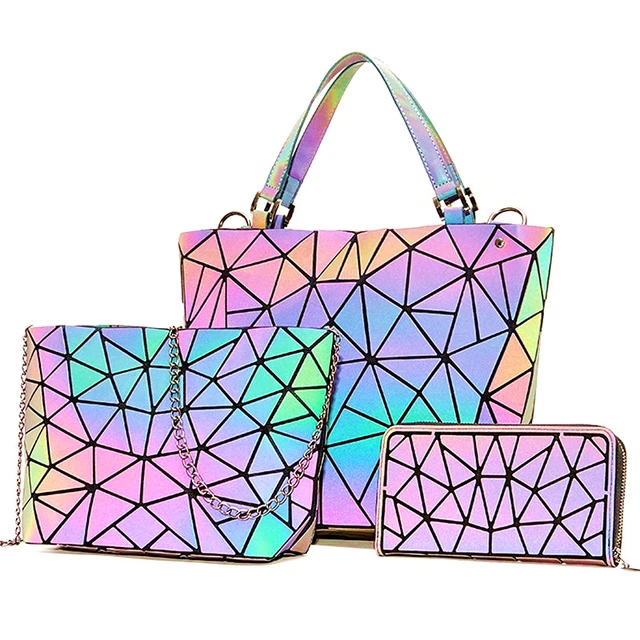 Shoppers Love This Luminous Geometric Purse