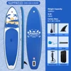 FUNWATER Inflatable Paddle Board Ultra-Light Stand-Up Paddle Board Surfboard for All Skill Levels With SUP Accessories 320-350cm