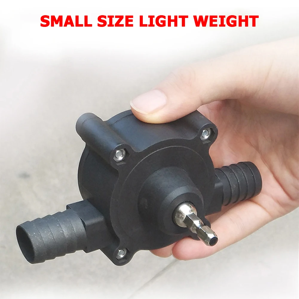 Portable Electric Drill Pump Diesel Oil Fluid Water Pump Mini Self-priming Liquid Transfer Pumps Outdoor Home Garden Tools liquid transfer pump