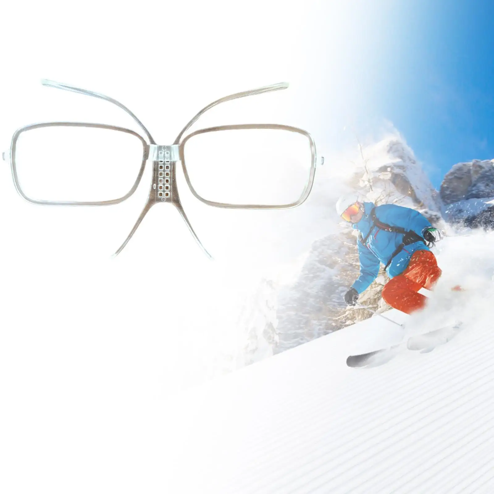 Skiing Goggles Frame Myopia Adapter Transparent Ski Goggles Insert Optical Adaptor for Snow Goggles Motorcycle Goggles Accessory 4