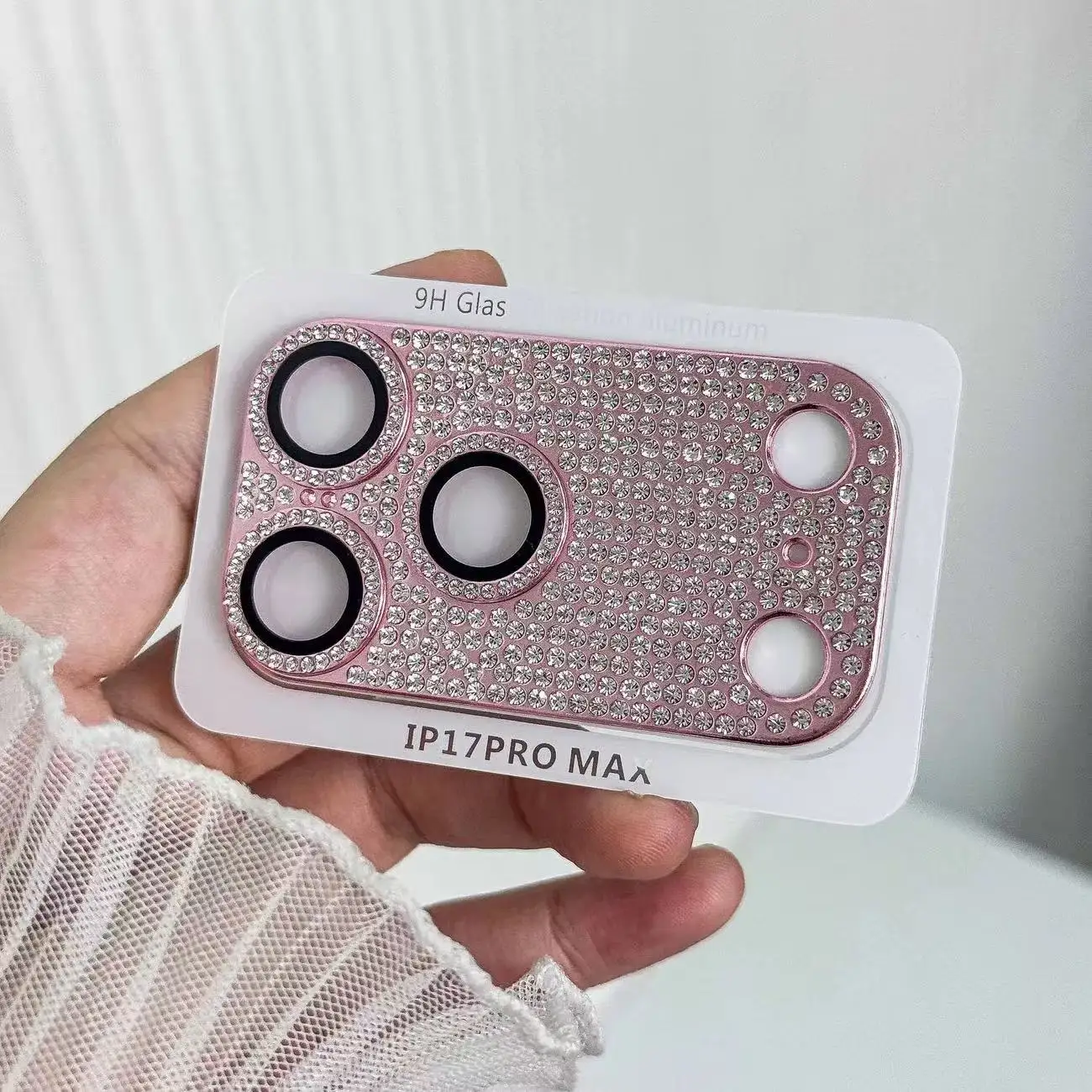 Diamond Camera Lens Protector with Glitter - Scratch-Resistant Cover