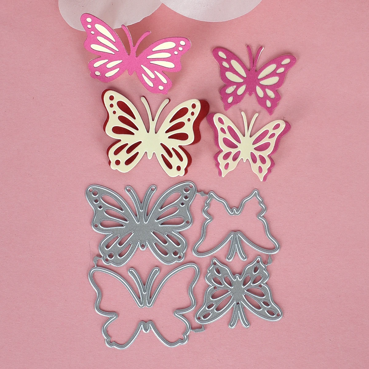 Cutting Dies Butterfly Stencils Combination Embossing Puzzle Template