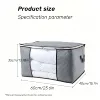 Extra Large Handle Storage Bag - Portable Clothing and Quilt Organizing Bag with Window, Durable Polyester Material, Suitable fo 6