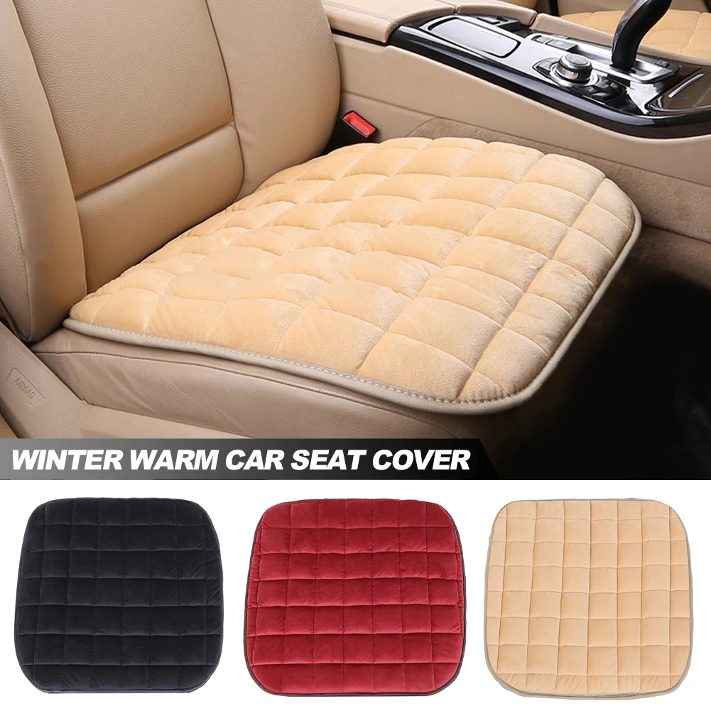 Car Seat Cover Winter Warm Seat Cushion Antislip Universal Front Chair