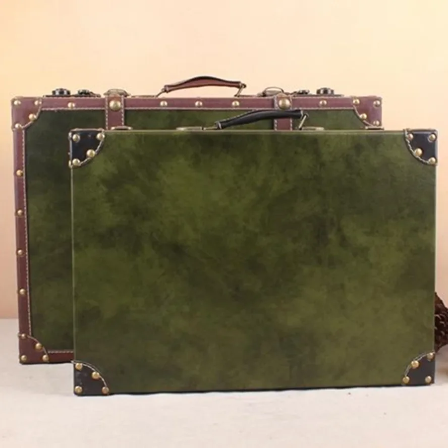 Retro Nostalgia Style Hot!!Boarding Bag PU Leather Wood Luggage High Capacity Suitcases Bags Women and Men Travel Bag Handbags