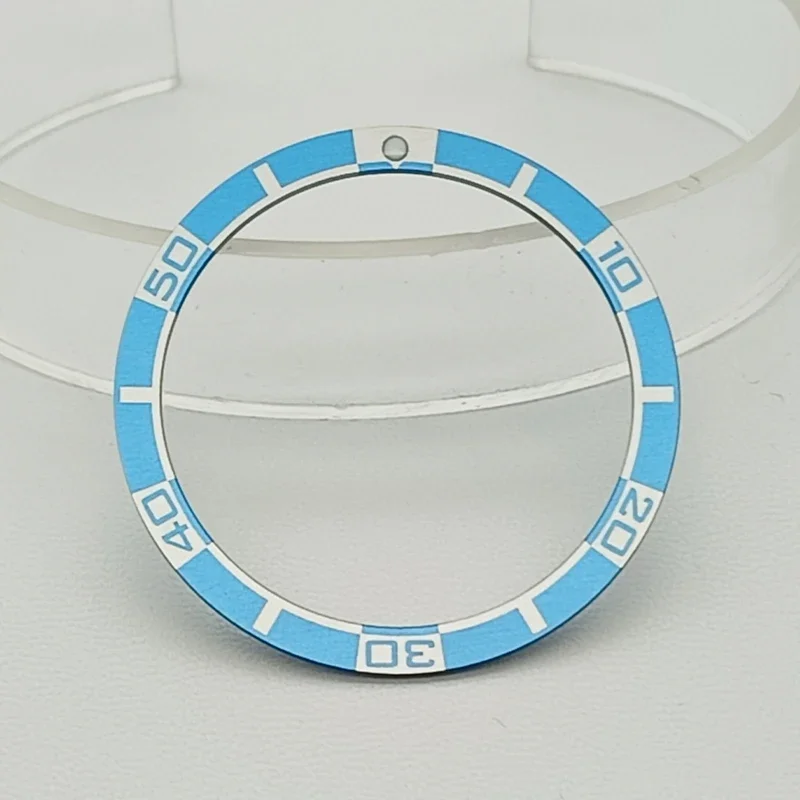 Flat Aluminum Watch Bezel Insert - 38x31.5mm