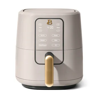 Beautiful 3 Qt Air Fryer with TurboCrisp Technology, Porcini Taupe 1
