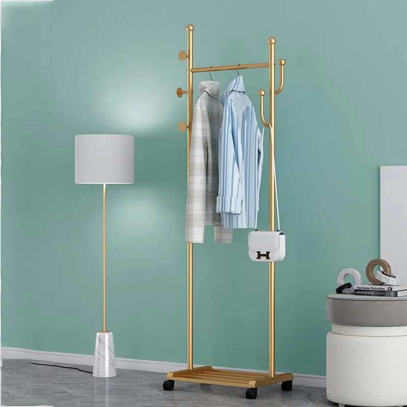 

Boutique Minimalist Clothes Rack Designer Place Saving Indoor Aesthetic Clothes Hanger Garment Floor Colgador De Ropa Furnitures