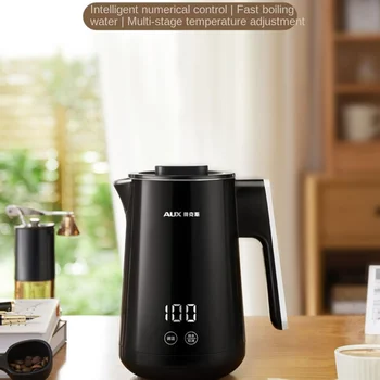 Split Design Electric Kettle Mini Home Office Travel Portable Thermal Kettle Electric One Person 800W Quick Heating Power Kettle 1