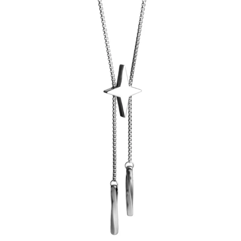 

Y166 Bolo Tie Elegant Star Necklaces for Teens Women Bolo Tie Pendant Collar Jewelry