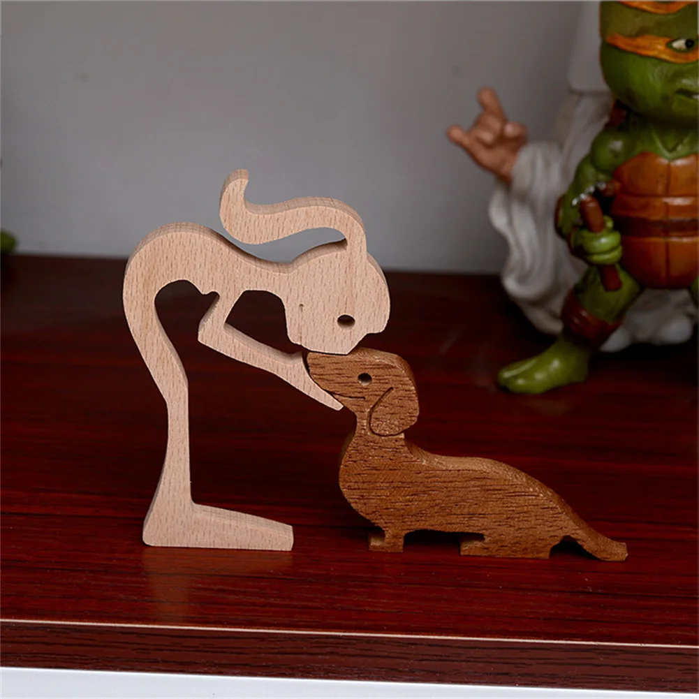 Wooden dog figurine - Image 4