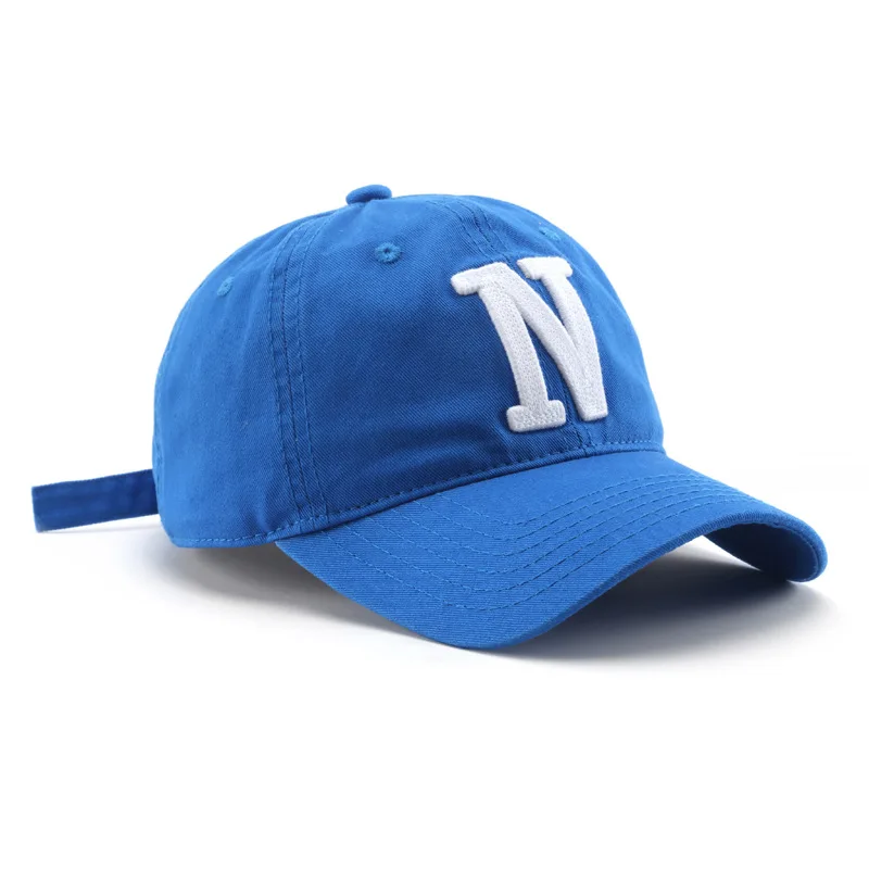 BISENMADE Baseball Cap For Men And Women Fashion Letter N Embroidery Cotton Soft Top Snapback Hat Simple Summer Visors Sun Caps 5