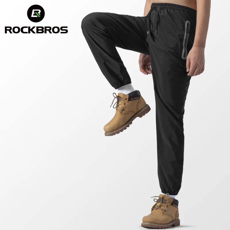 ROCKBROS YPK024 Cycling Pants Waterproof Men Women Breathable Trousers Bike Pants Anti-sweat Clothings Elastic Sport Fitness Bike Pants