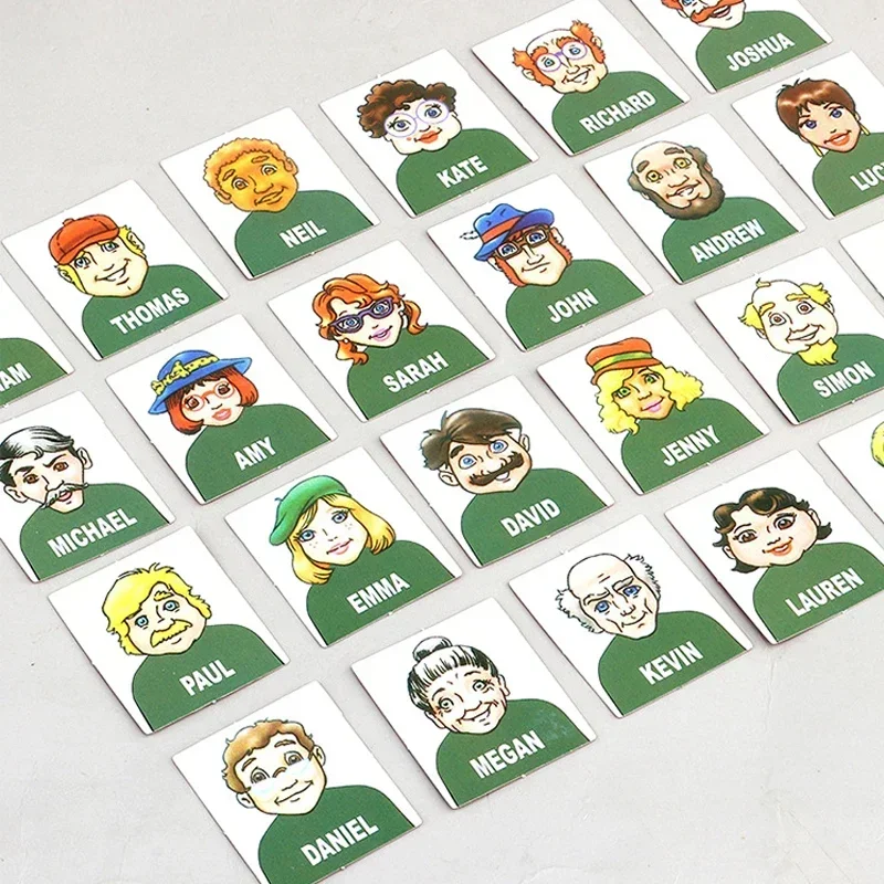 Guess who I am board game parent-child interaction toy logical reasoning children's puzzle guess me you my character chessboard board games