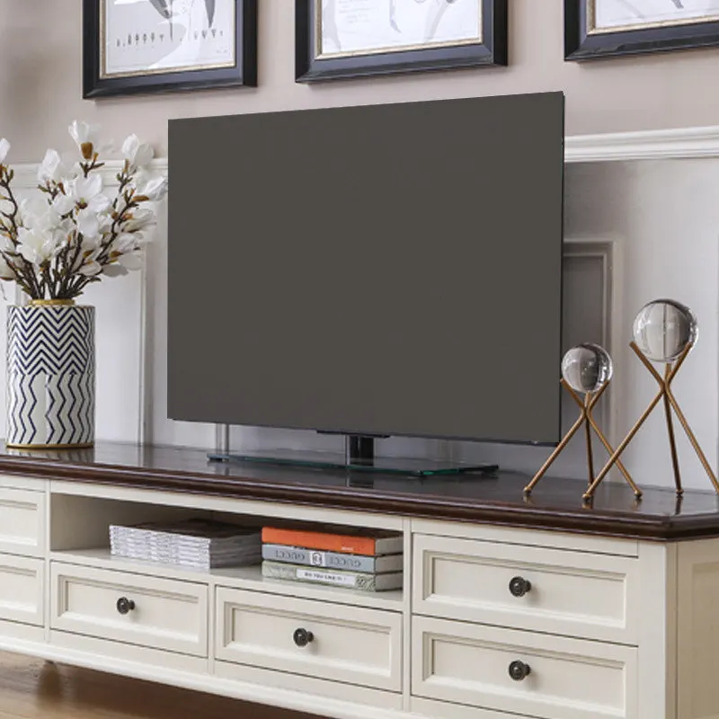 European Style Simple TV Dust Cover Cloth 55 Inch 65 Inch Wall-mounted LCD Monitor Cover Protective Ccover tv cover