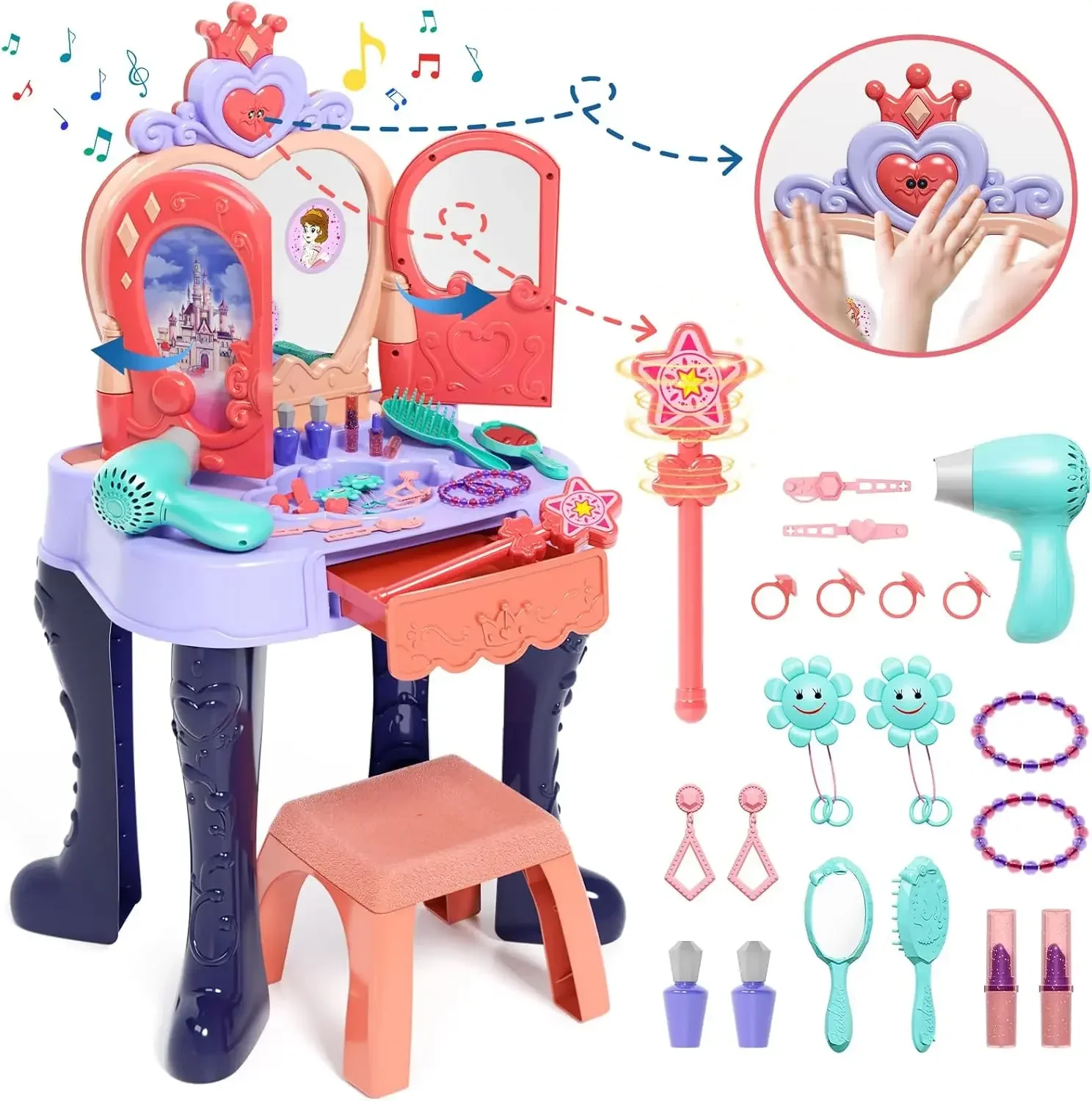 Toddler Vanity Makeup Set 1