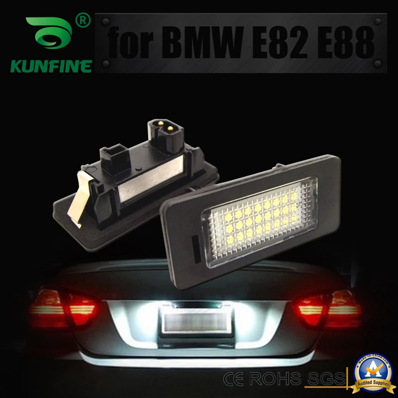 

2pcs Car LED Number License Plate Light LED License Lamp for BMW E39 E82 E88 E46 E90 E91 E92 OEM No. 63267165646 63267193293