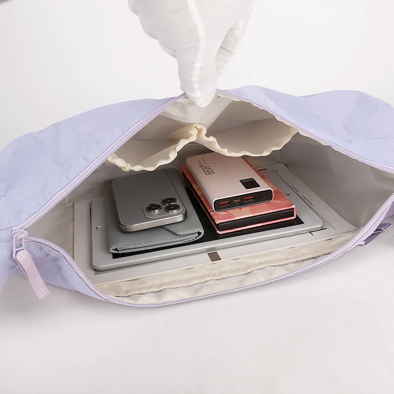 Fashionable large capacity crossbody bag - multifunctional solid color Korean style dumpling shoulder bag, suitable for casual o