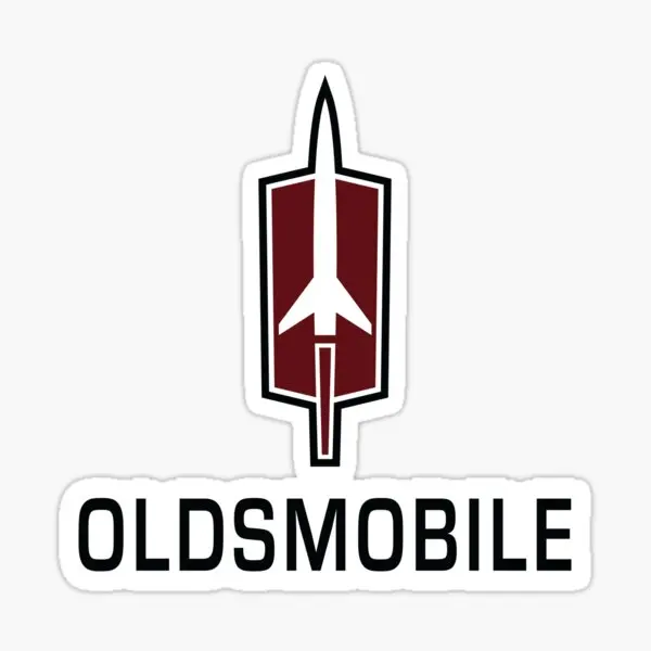 

Retro Oldsmobile Rocket Logo 5PCS Car Stickers for Water Bottles Motorcycle Window Living Room Cute Funny Decorations Anime