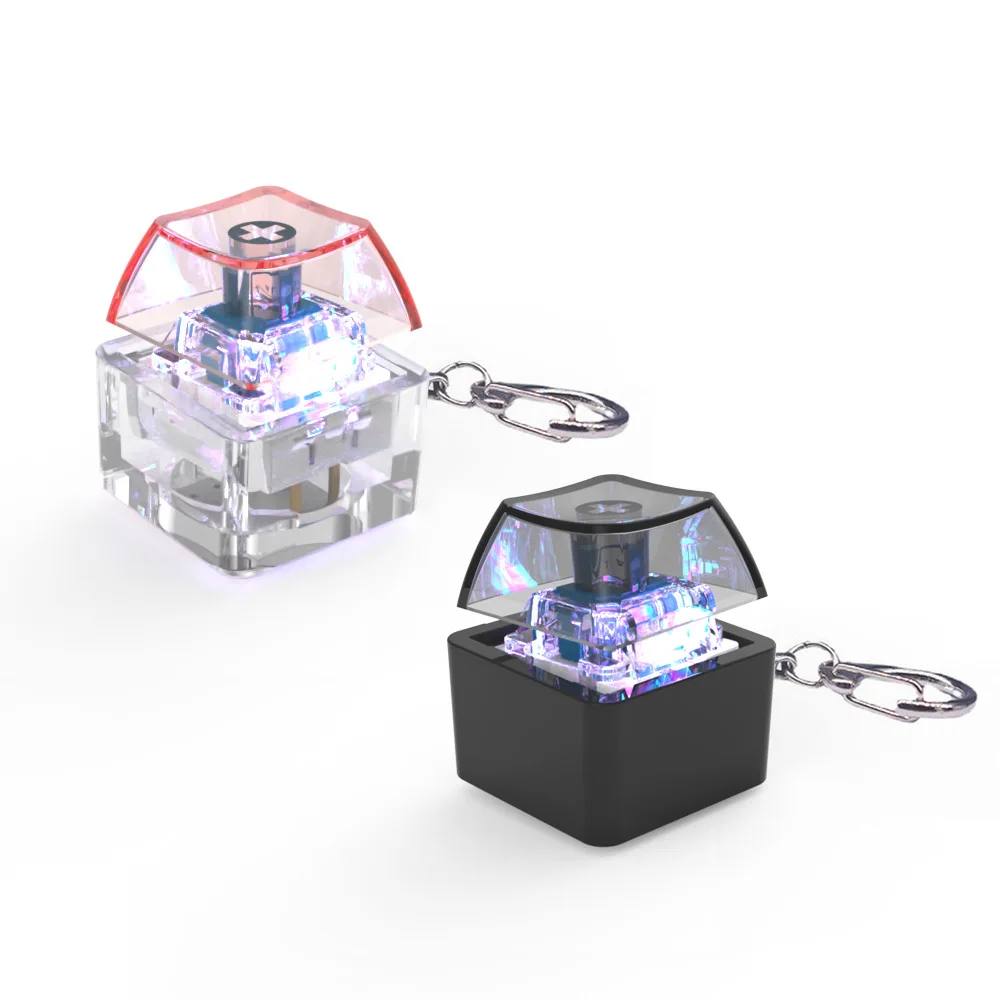 Keyboard Key Toy Stress Relief Fidget Button Keycap Clicker Keychain Finger fidget toy,sensory fidget toy,anti stress toy,keychains key rings
