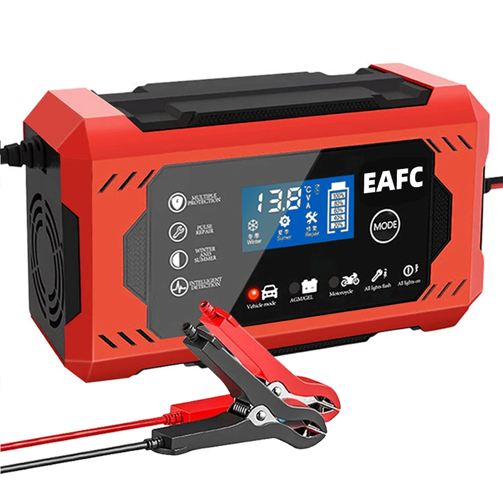 EAFC – chargeur de batterie de voiture intelligent 12V 6a