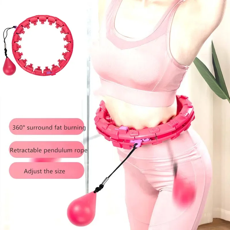 Sports Hoop Yoga Home Fitness Smart Hoop Ring Can Not Drop Adjustable Waist Training Ring Abdomen Trainer Weight Loss