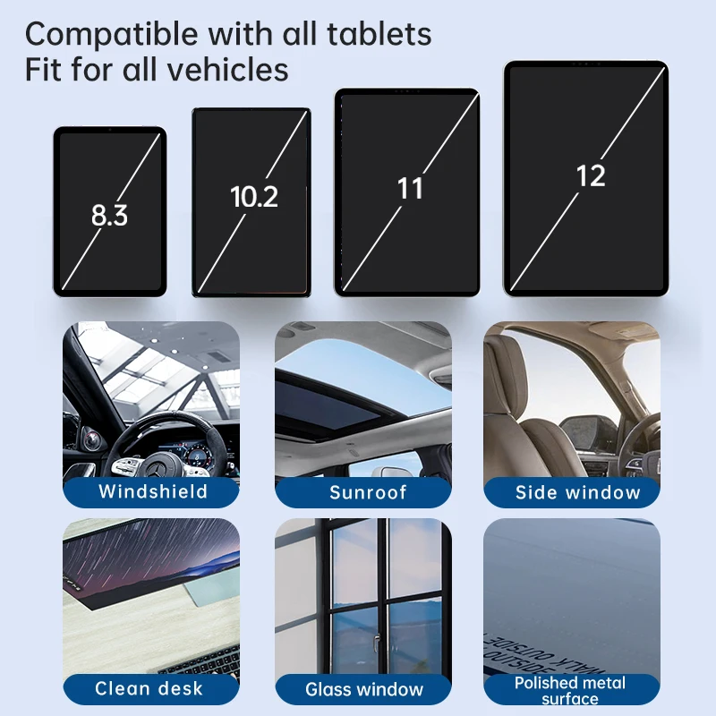 Suporte Flexível Universal da Braçadeira da Tabuleta de Lanparte com Montagem da Sucção para a 12 Comprimidos para Ipad - Imagem 4