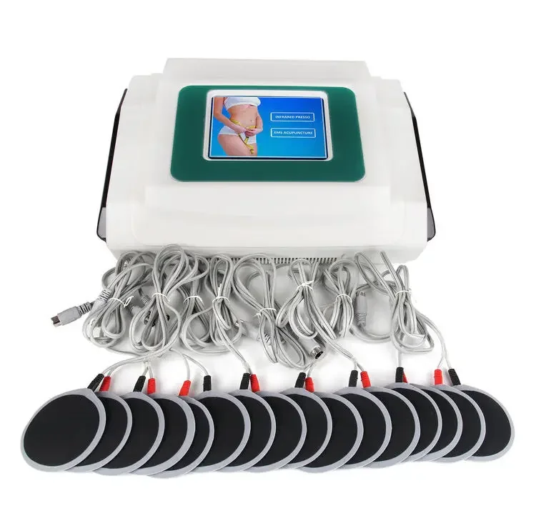 3IN1 Body Legs Pressotherapy Machine Far Inf Heating EMS And Air Pressure Lymphatic Drainage Device for Health Care