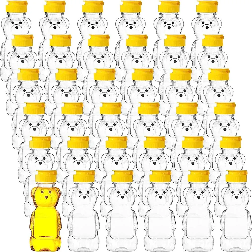 

Plastic Empty Honey Bear Bottle Honey Squeeze Bottle Honey Bear Cup Bear Shaped Jar Honey Containers