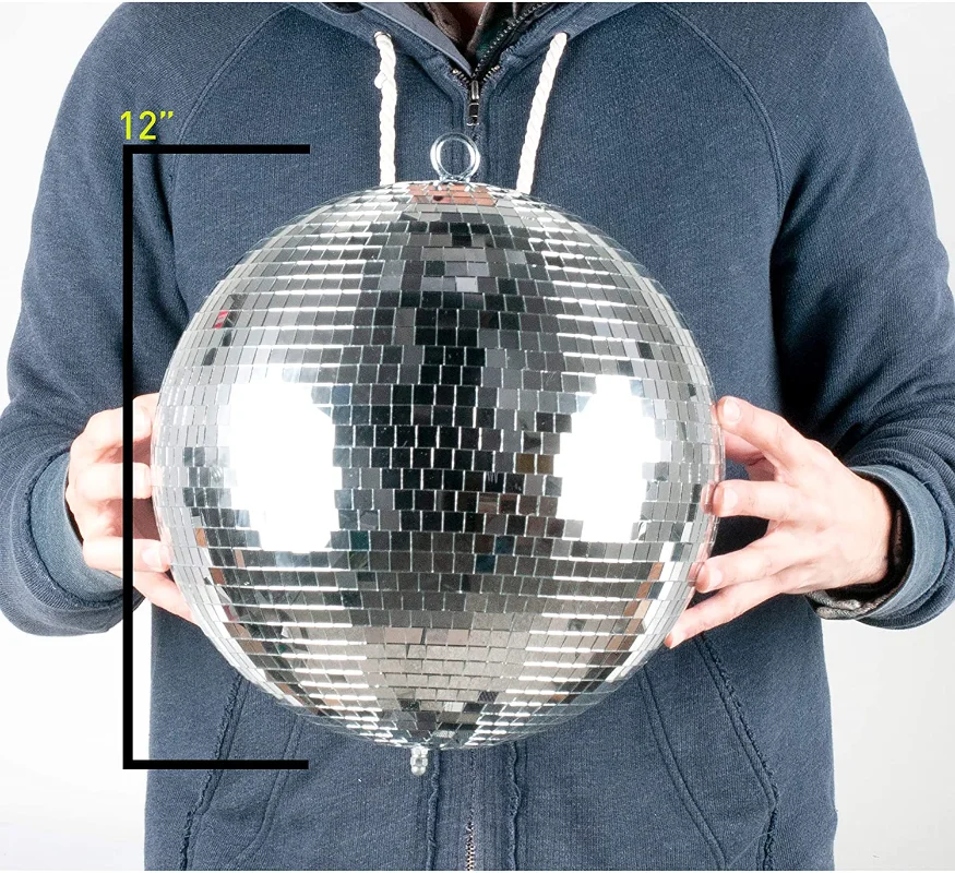 Mirror Ball Classic Silver 7 Inch Disco Ball Mirror Tiles