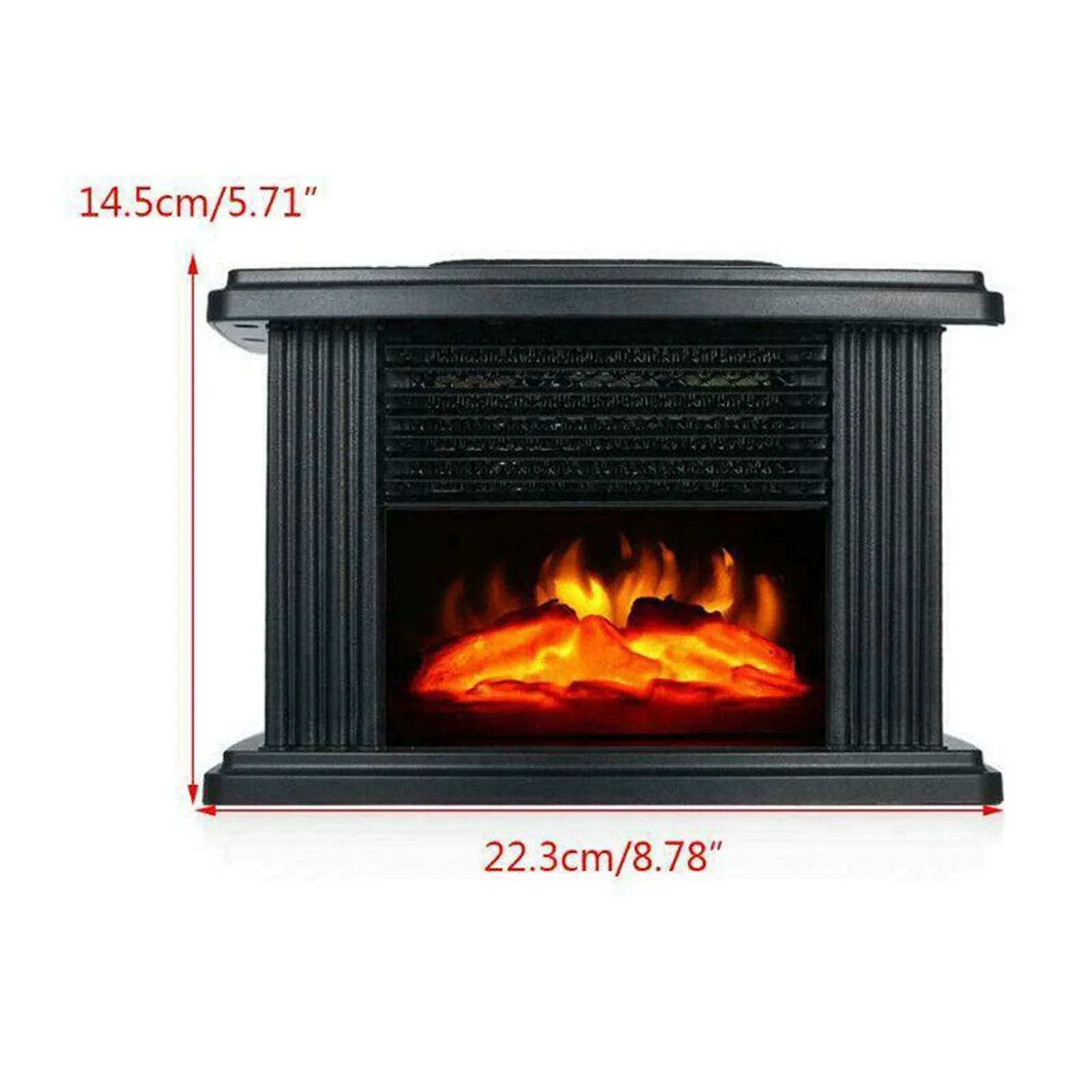 Mini Fake Fireplace Lamp Electric Fireplace Simulation Flame Atmosphere Lamp Home Decor Stove Living Room Desktop Ornaments