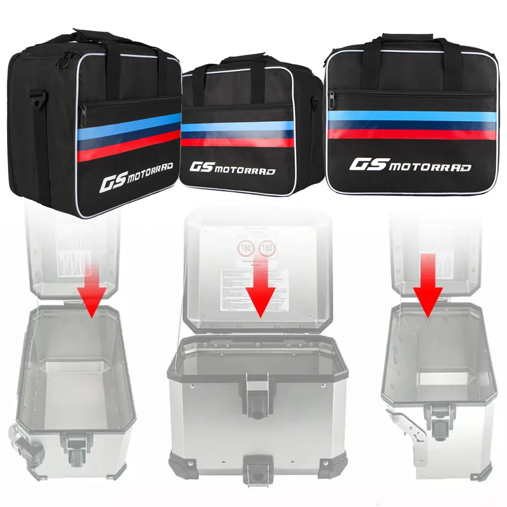 Für f850gs Motorrad Gepäck box Abdeckung Heck koffer Tasche Sattel tasche Innen tasche Abdeckung für gs1250 r r1200gs lc Abenteuer r1250gs adv