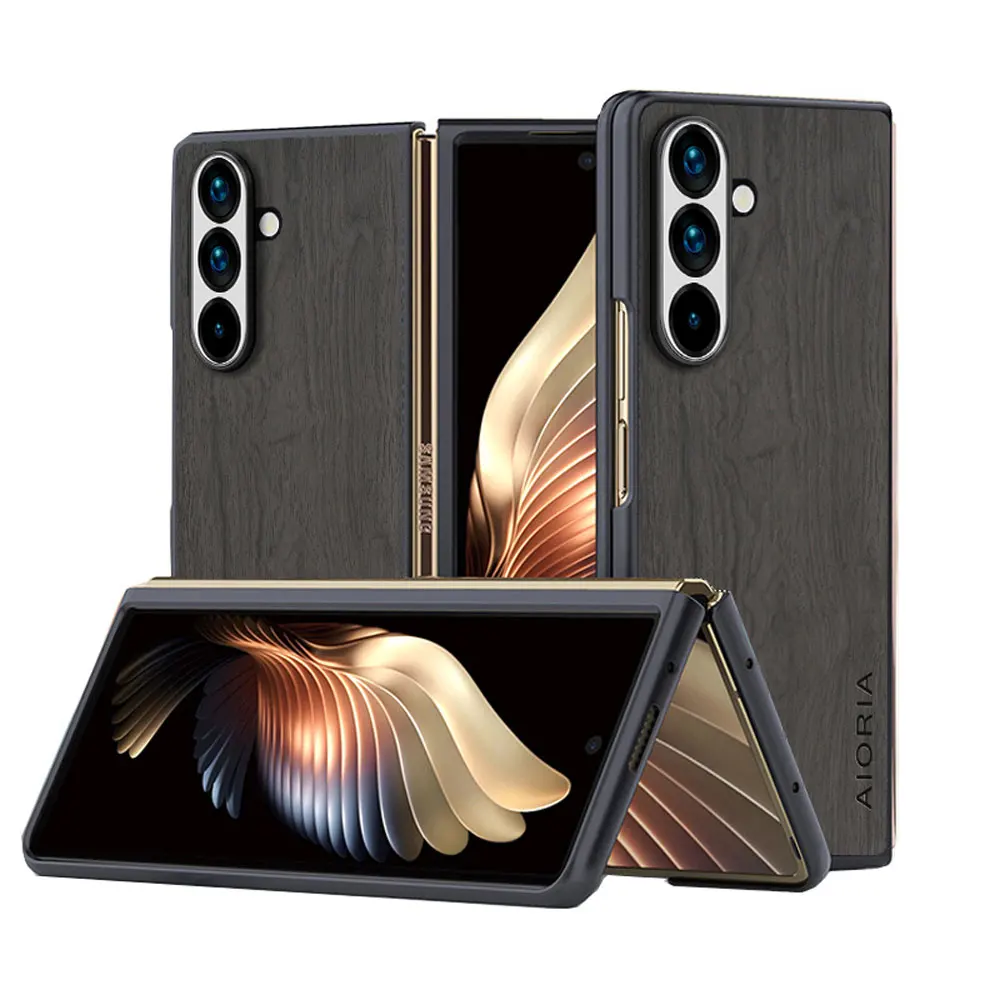 Bamboo Wood Pattern Leather Cover