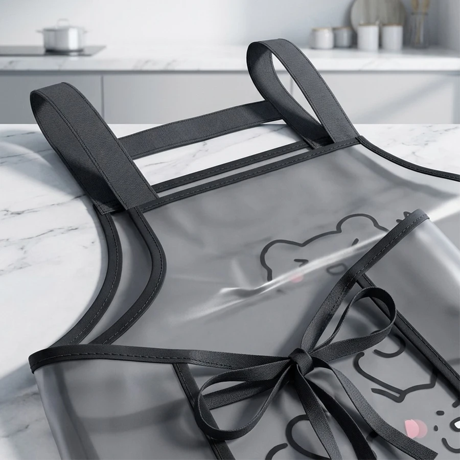 Waterproof Oil-Resistant Lightweight TPU Kitchen Apron