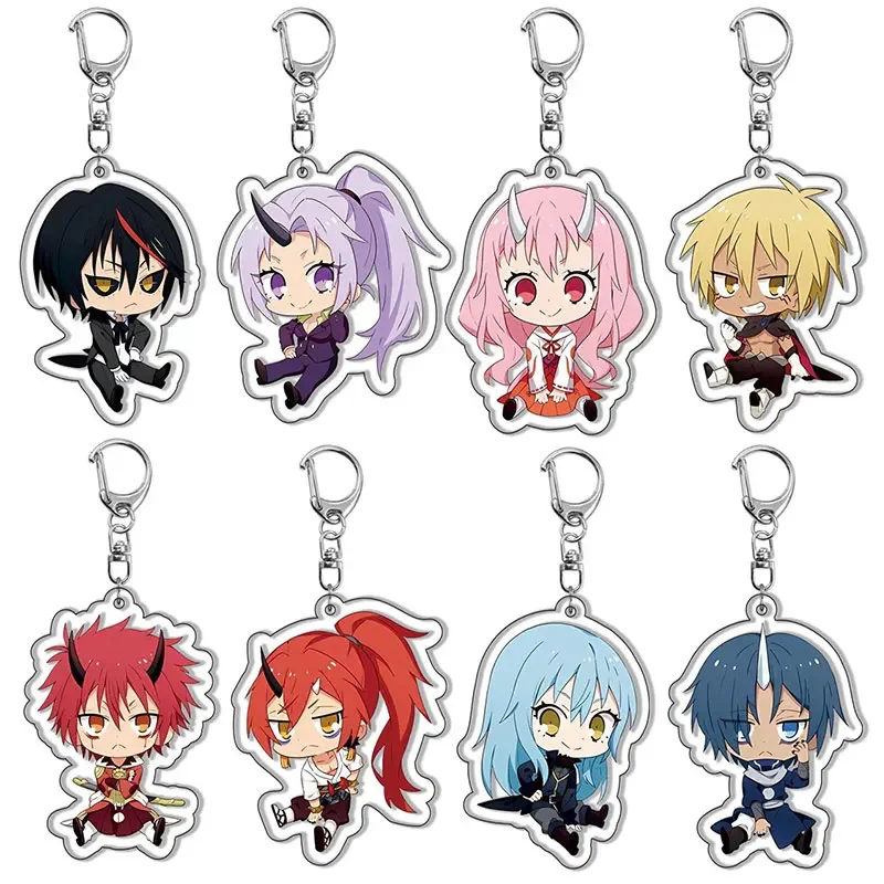 

Anime That Time I Got Reincarnated as a Slime Keychain Cute Rimuru Tempest Figures Pendant Car Key Chain Bag Accessories Jewelry