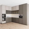 Cabinet, Solid Wood, Kitchen Cabinet, PVC Material, with Sink Design, Luxury Style, Popular Product 1