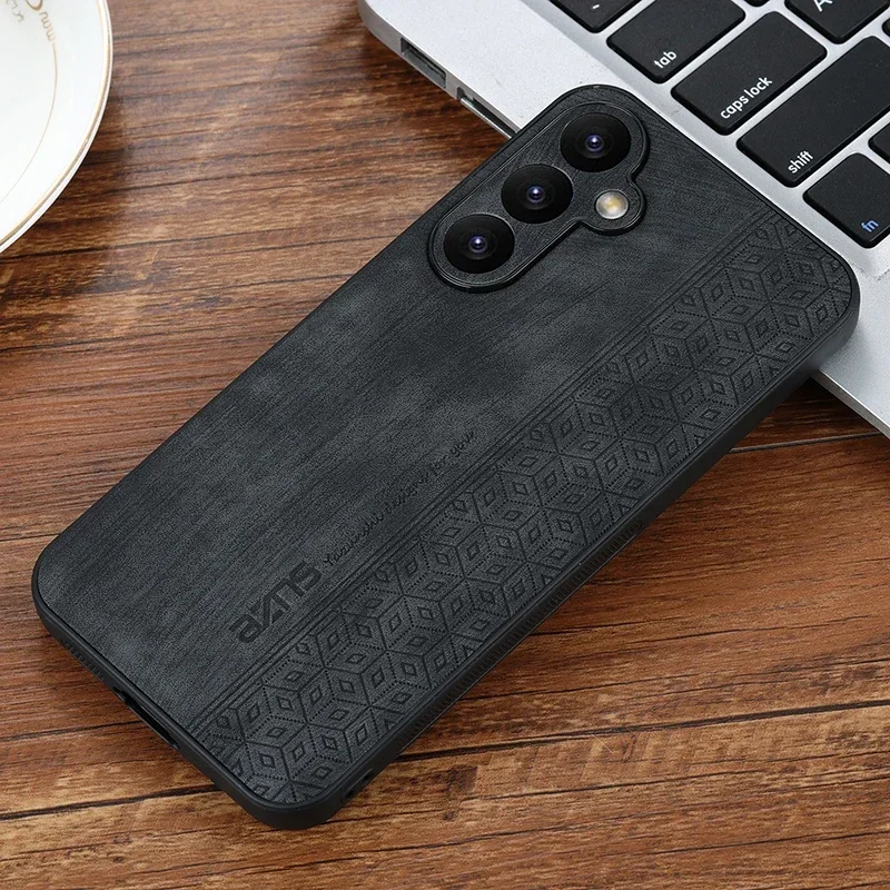 Luxury PU Leather Shockproof Phone Case - Soft Bumper Coque Design