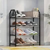 4 Floor Assembly Creative Home Shoe Rack Dormitory Door Storage Rack Storage Shoe Cabinet Components Home Supplies Bathroom 1