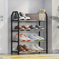 4 Floor Assembly Creative Home Shoe Rack Dormitory Door Storage Rack Storage Shoe Cabinet Components Home Supplies Bathroom 1