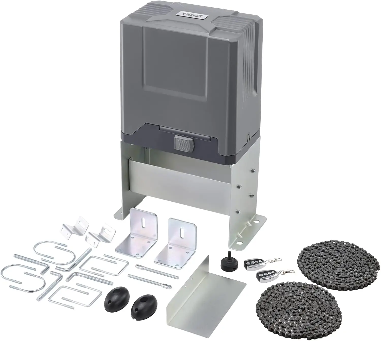 

CO-Z CG5500 Automatic 5500 lb Sliding Gate Opener with 2 Remote Controls, Electric Rolling Driveway Fence Slide Gate Motor