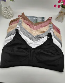 Women's Bra Large Size 85C-115F Seamless Underwear Sexy Lingerie Bras for Women TOP Plus Size Cotton Bh Full Cup C D E F C01 1