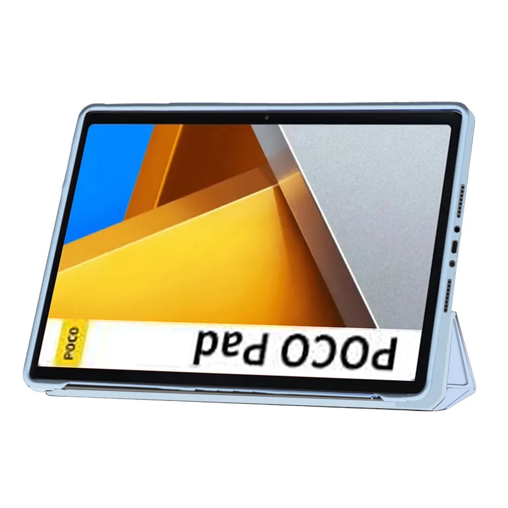 Slim Protective Case for 12-Inch Tablet, TPU Soft Shell with Auto Wake/Sleep Feature